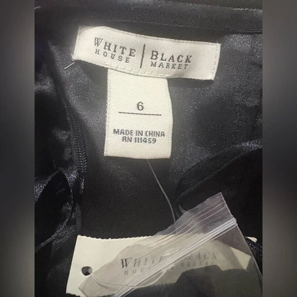 White House Black Market Strapless Dress NWT